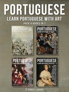 Pack 4 Books in 1 - Portuguese - Learn Portuguese with Art (eBook, ePUB) - Library, Mobile