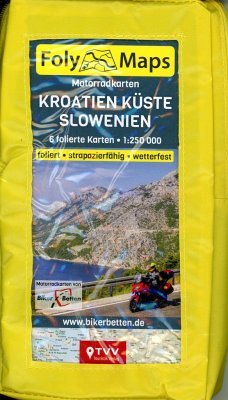 FolyMaps Motorradkarten Kroatien Slowenien