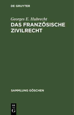 Cover Das französische Zivilrecht (eBook, PDF)