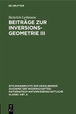 Beiträge zur Inversionsgeometrie III (eBook, PDF)