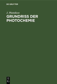 Grundriss der Photochemie (eBook, PDF) - Plotnikow, J.