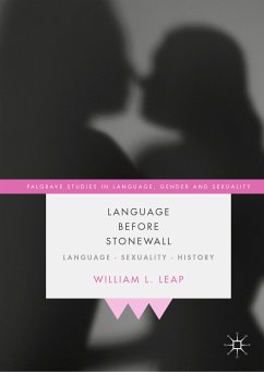 Language Before Stonewall (eBook, PDF) - Leap, William L.