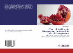 Effect of fertilizers & Micronutrient on Growth & Yield of Pomegranate
