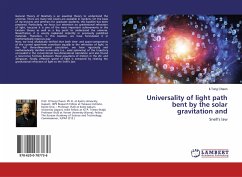 Universality of light path bent by the solar gravitation and