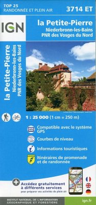 Cover 3714ET La Petite Pierre-Niederbronn-les-Bains.PNR des Vosges du Nord