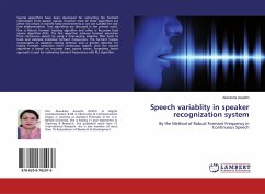Speech variablity in speaker recognization system