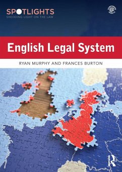 English Legal System (eBook, PDF) - Murphy, Ryan; Burton, Frances