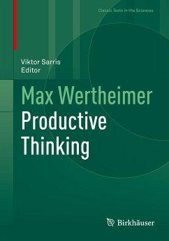 Max Wertheimer Productive Thinking (eBook, PDF) - Wertheimer, Max
