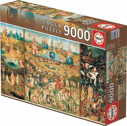 Carletto 9214831 - Educa, Garten der Lüste, Hieronymus Bosch, Puzzle, 9000  Teile - Bei bücher.de immer portofrei