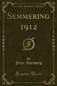 Semmering 1912 (eBook, PDF)