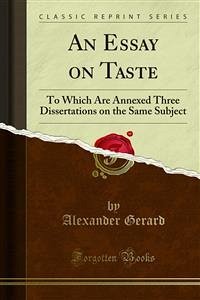 An Essay on Taste (eBook, PDF)