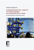 Considerazioni sul credito di ultima istanza all&quote;indomani della crisi (eBook, ePUB)