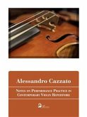 Notes on Performance Practice in Contemporary Violin Repertoire (eBook, PDF)