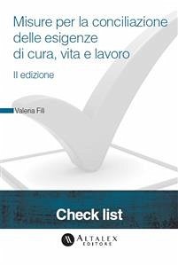 Cover Check List - Misure per la conciliazione delle esigenze di cura, vita e lavoro (eBook, PDF)