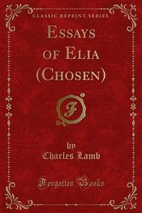 Essays of Elia (Chosen) (eBook, PDF) - Lamb, Charles