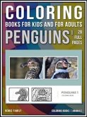 Coloring Books for Kids and for Adults - Penguins 1 (eBook, ePUB)