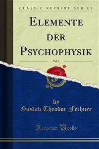 Elemente der Psychophysik (eBook, PDF)