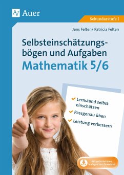 Cover Selbsteinschätzungsbögen & Aufgaben Mathematik 5-6