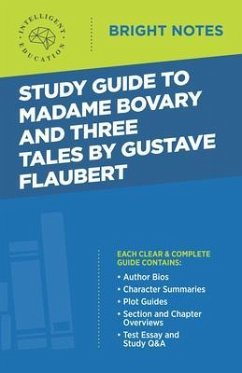 Cover Study Guide to Madame Bovary and Three Tales by Gustave Flaubert (eBook, ePUB)