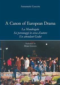 A Canon of European Drama (eBook, PDF) - Cascetta, Annamaria