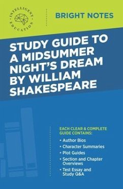 Study Guide to A Midsummer Night's Dream by William Shakespeare (eBook, ePUB)