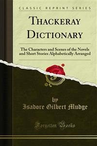Thackeray Dictionary (eBook, PDF)