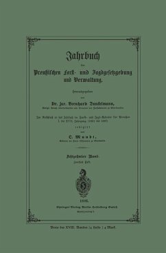 Jahrbuch der Preußischen Forst- und Jagdgesetzgebung und Verwaltung (eBook, PDF)