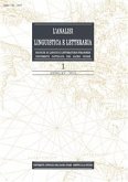 L'Analisi Linguistica e Letteraria 2007-1 (eBook, PDF)