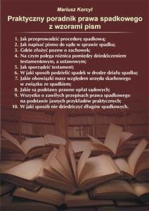 Cover Praktyczny poradnik prawa spadkowego z wzorami pism (eBook, ePUB)