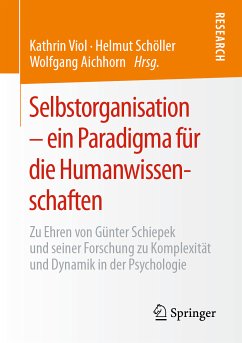 Selbstorganisation – ein Paradigma für die Humanwissenschaften (eBook, PDF)