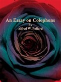 An Essay on Colophons (eBook, ePUB)