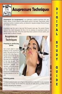 Acupressure Techniques ( Blokehead Easy Study Guide) (eBook, ePUB) - Blokehead, The
