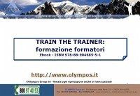 Train the trainer: formazione formatori (eBook, PDF) - Group srl, Olympos