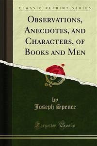 Observations, Anecdotes, and Characters, of Books and Men (eBook, PDF)