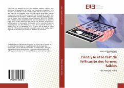 L'analyse et le test de l'efficacité des formes faibles - Krsikapa-Rasajski, Jovana;Rankov, Sinisa