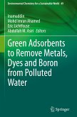 Green Adsorbents to Remove Metals, Dyes and Boron from Polluted Water