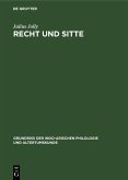 Recht und Sitte (eBook, PDF)