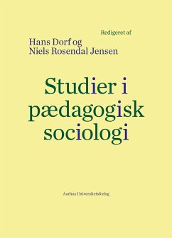 Cover Studier i pædagogisk sociologi (eBook, PDF)