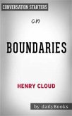 Boundaries: by Dr. Henry Cloud   Conversation Starters (eBook, ePUB)