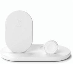 Belkin 3-in-1 wirel. Ladestation für Apple Watch/iPhone, weiß