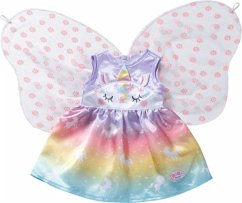 Zapf Creation® 829301 - BABY born Einhorn Feen Outfit mit Flügeln, Puppenbekleidung, 43cm