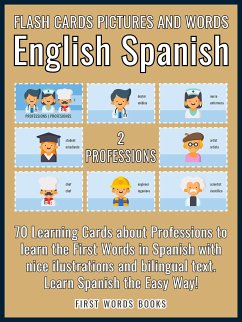 Cover 2 - Professions - Flash Cards Pictures and Words English Spanish (eBook, ePUB)