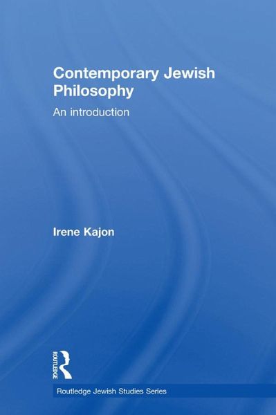 Contemporary Jewish Philosophy (eBook, PDF) Contemporary Jewish Philosophy (eBook, PDF)