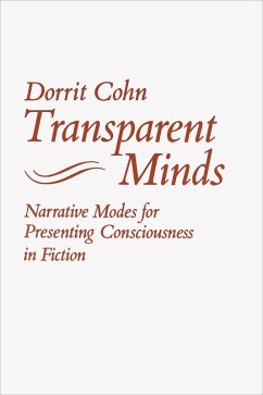 Transparent Minds (eBook, ePUB) - Cohn, Dorrit Claire