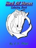 Herd of Horses Coloring Book