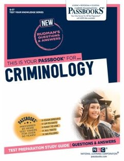 Criminology (Q-37): Passbooks Study Guide Volume 37 - National Learning Corporation