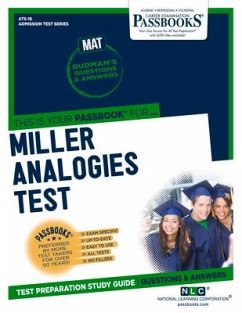 Miller Analogies Test (Mat) (Ats-18): Passbooks Study Guide Volume 18 - National Learning Corporation