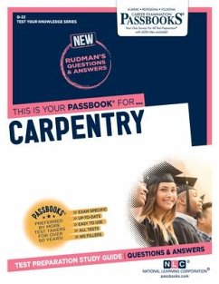 Carpentry (Q-22): Passbooks Study Guide Volume 22 - National Learning Corporation