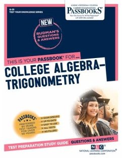 College Algebra-Trigonometry (Q-29): Passbooks Study Guide Volume 29 - National Learning Corporation
