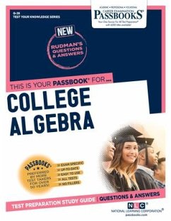 College Algebra (Q-28): Passbooks Study Guide Volume 28 - National Learning Corporation